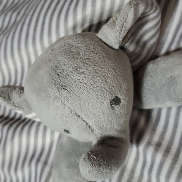 Circo Target gray white striped elephant lovey security blanket K99 - Picture 6 of 8